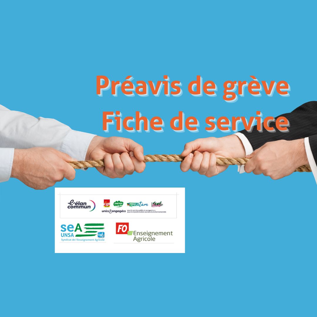 Fiche De Service Le Pr Avis De Gr Ve De Lintersyndicale Du