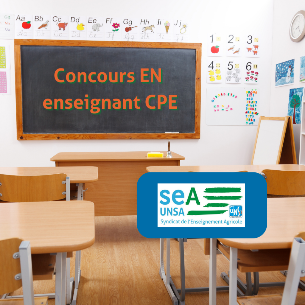 Concours Education Nationale métiers de l’éducation SEAUNSA